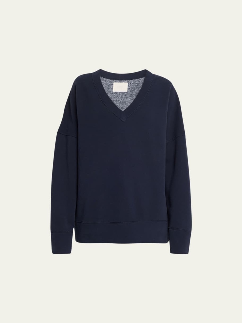 Citizens Of Humanity Navy Ronan Oversized V-Neck Sweatshirt Woman’s XS EUC